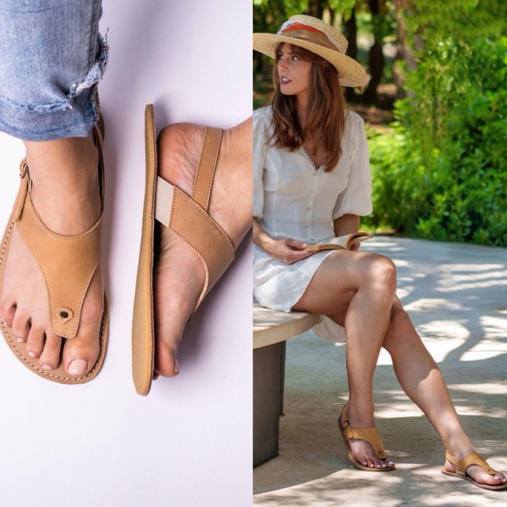 BeLenka Promenade Tan Leather Women's Sandals